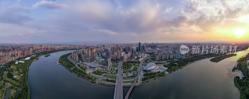 航拍城市全景