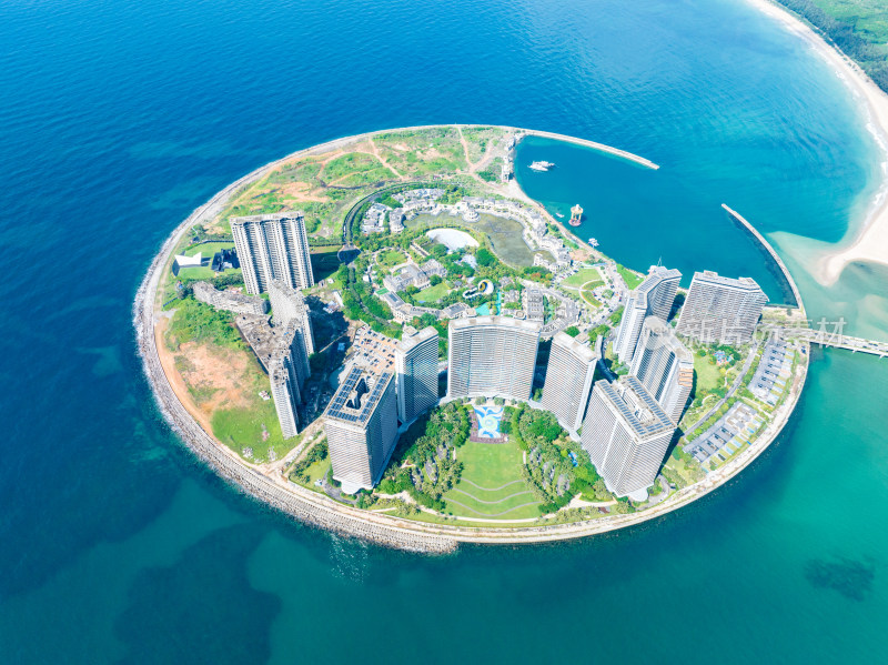 海南万宁融创日月湾航拍