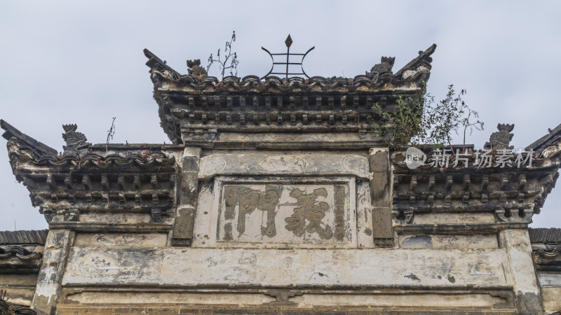 富阳龙门古镇建筑风景