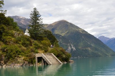 西藏巴松措景区风景