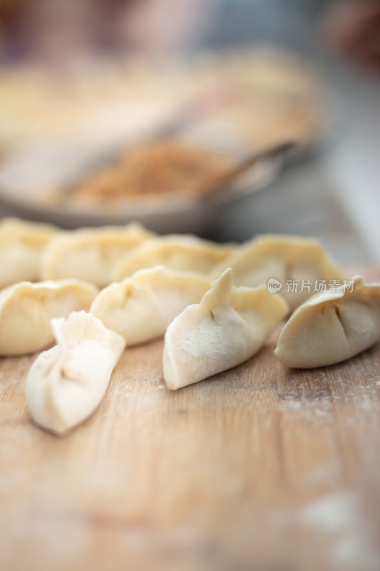 做好的白面饺子