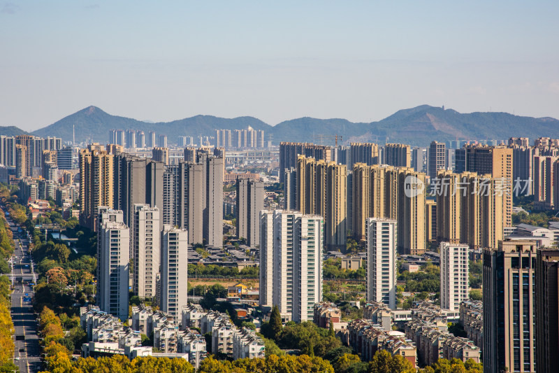 杭州萧山城市楼房