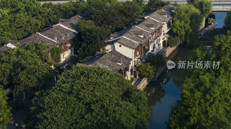 浙江省杭州市拱墅区小河历史街区江南民居