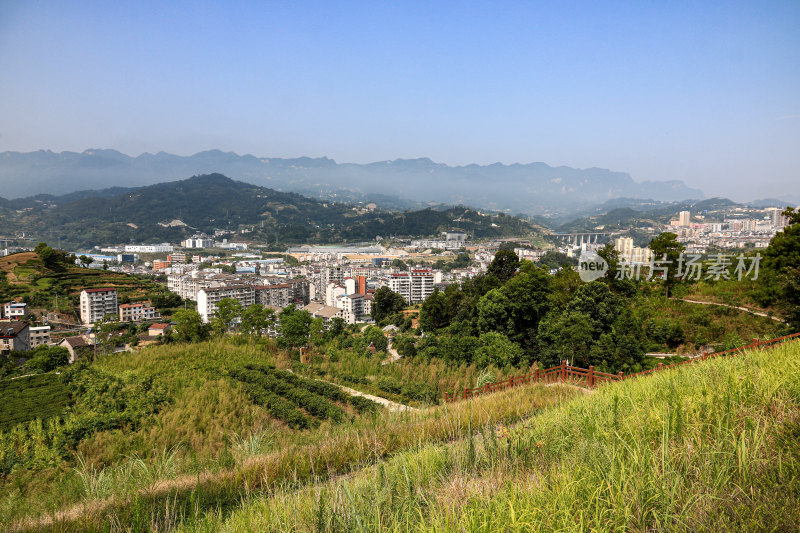 美丽乡村湖北秭归三斗坪镇中堡村田园风景