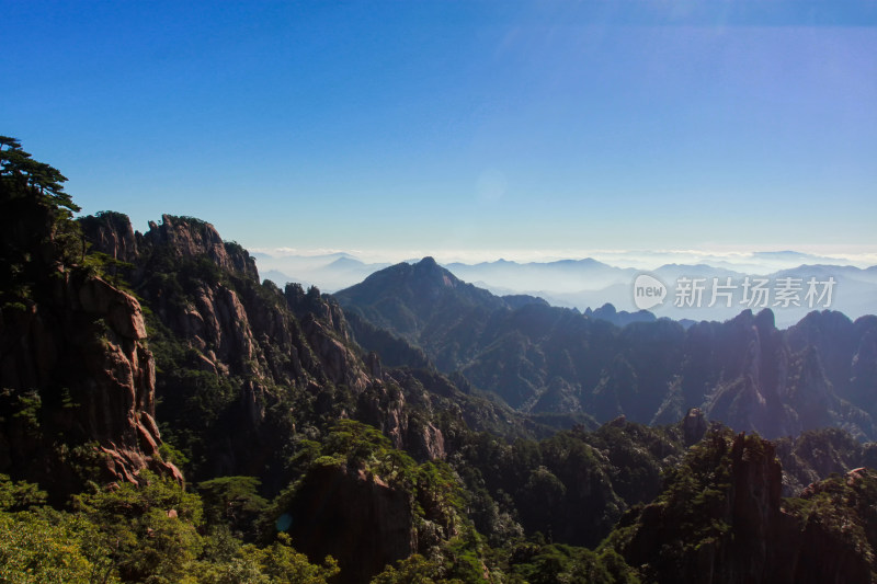 大美中国自然风光黄山风景区旅游景点