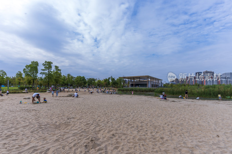 武汉江夏中央大公园风景