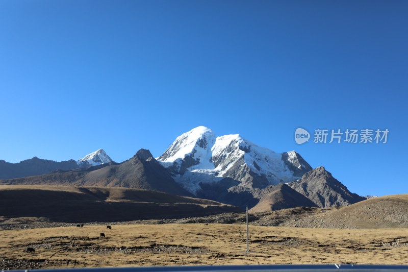 中国西藏琼姆岗嘎雪山