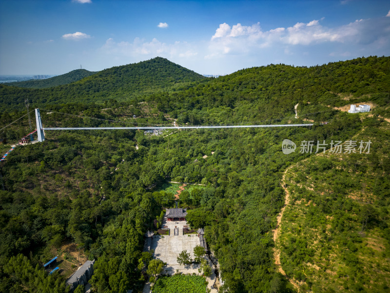 诸葛亮夫人黄家湾风景区航拍摄影图