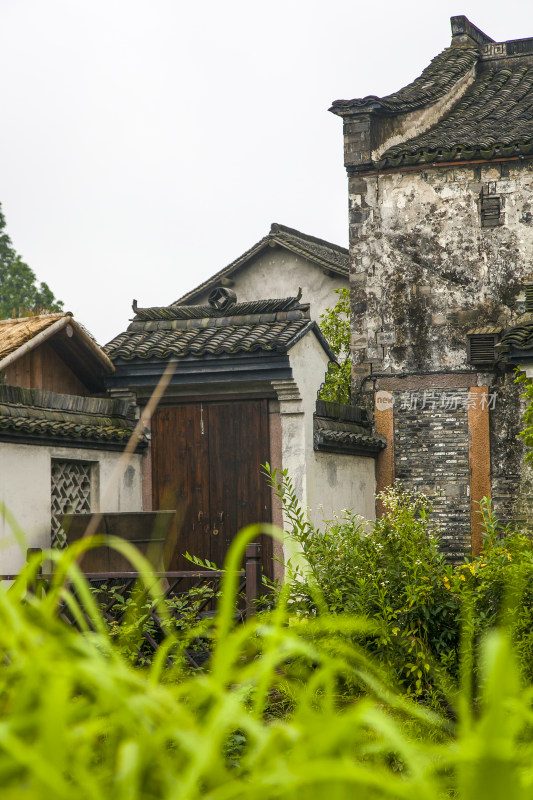 江南水乡春季古镇风光素材