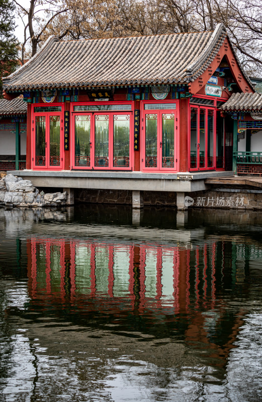 北京什刹海后海公园景点景观