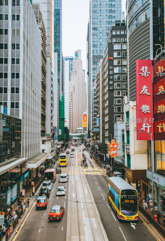 香港中环城市风光