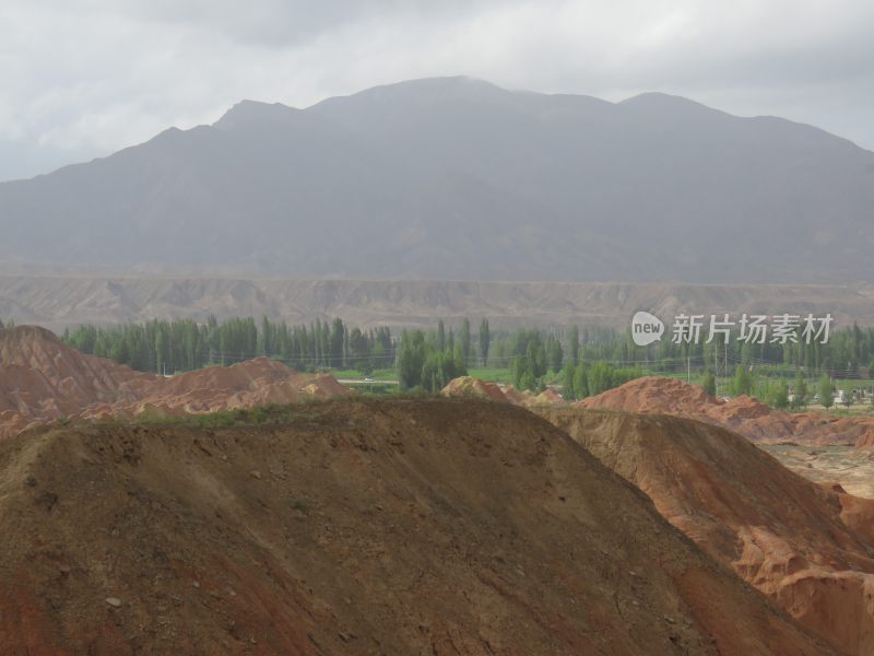 甘肃张掖七彩丹霞风景区旅游风光