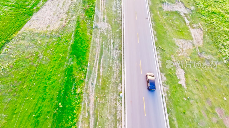 青海湖环湖公路航拍