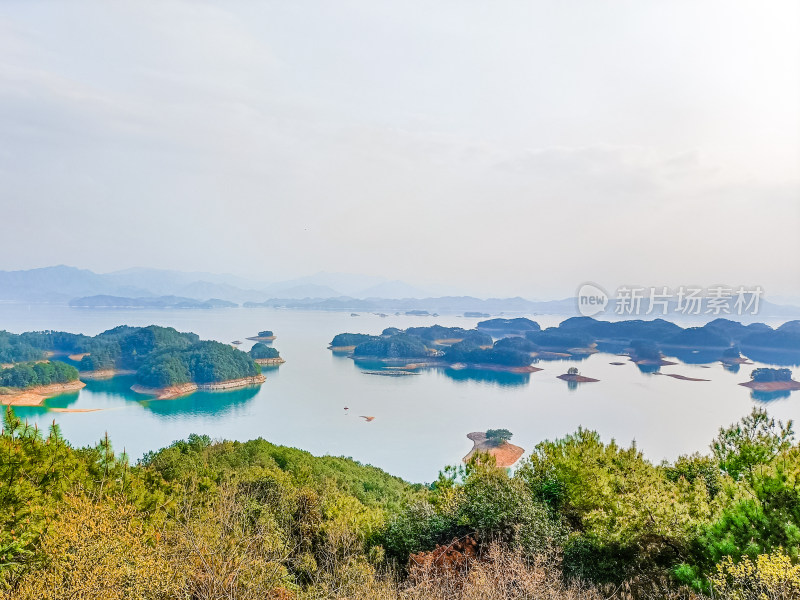 浙江杭州淳安5A景区千岛湖风景区