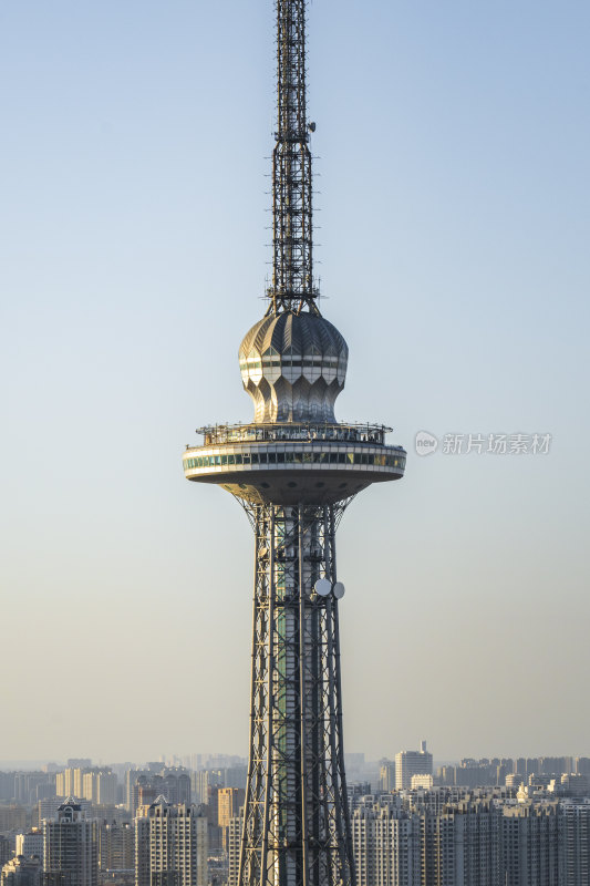 哈尔滨夜景地标性建筑龙塔