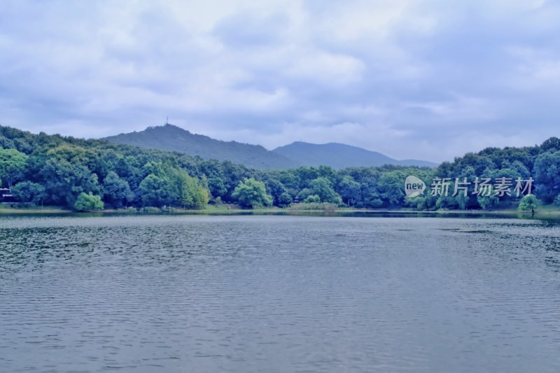 南京钟山景区 前湖 琵琶湖