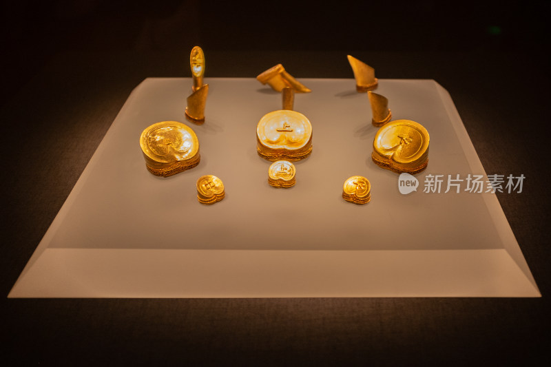 南昌海昏侯博物馆出土的大量黄金