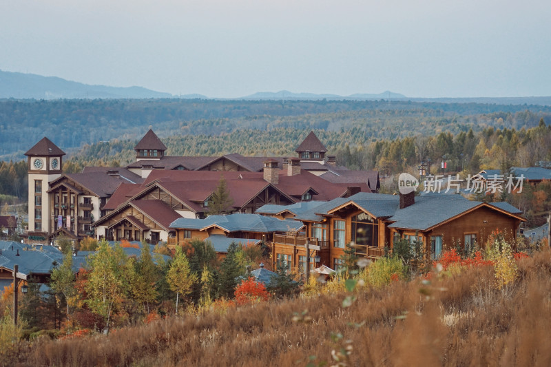 长白山鲁能胜地旅游度假区，秋天景色