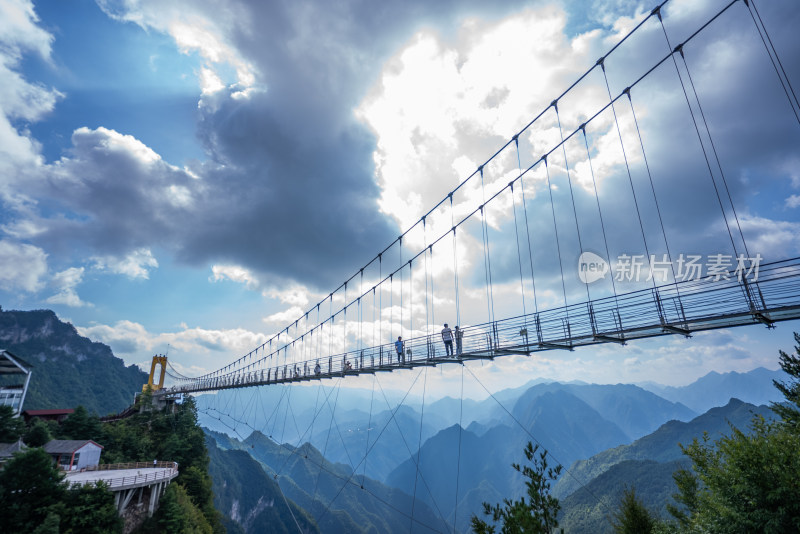 达州市万源八台山旅游景区风光