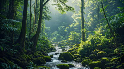 云南哀牢山原始森林