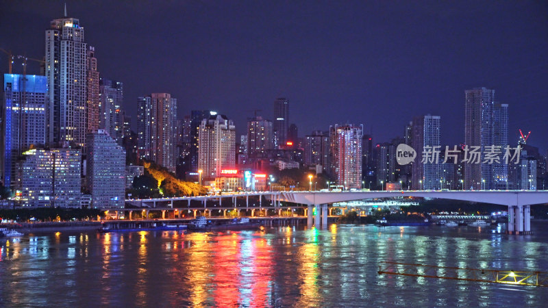 重庆城市夜景航拍