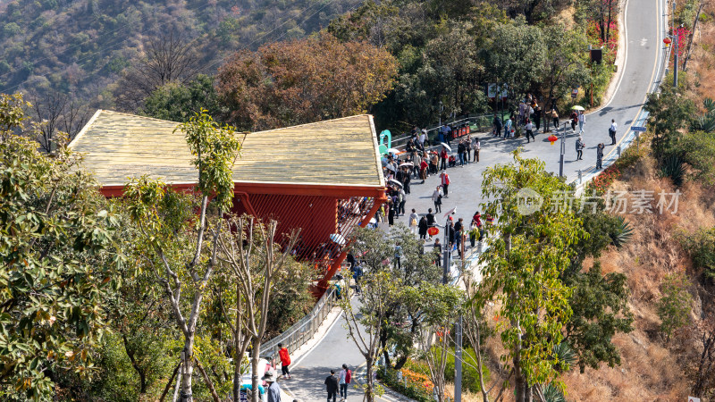 春节期间攀枝花市东华山山体体育公园综合