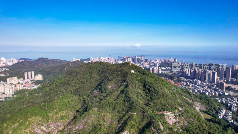 广东珠海城市风光交通建筑航拍