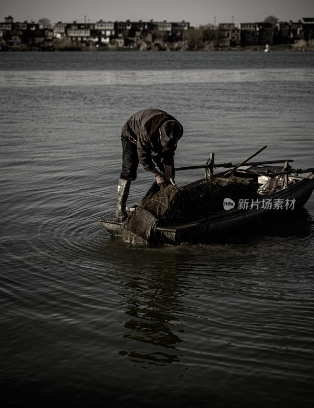 淮河上的渔民