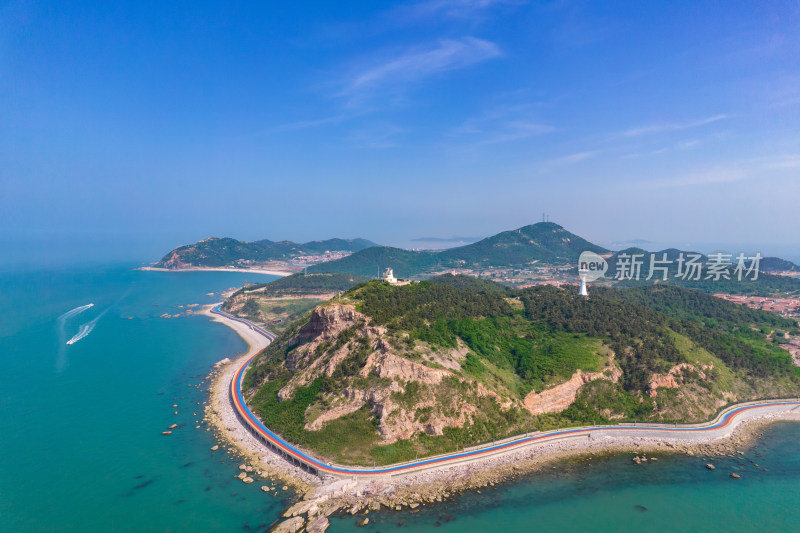 中国十大最美海岛烟台长岛航拍摄影图