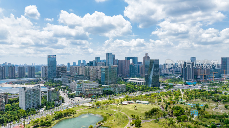 成都高新区与桂溪湿地公园