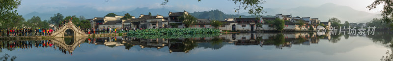 安徽宏村秋天风景