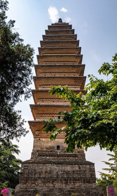 洛阳白马寺齐云塔院佛教文化景点景观