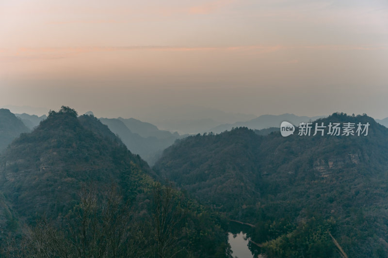 黄山市齐云山景区山顶自然风光