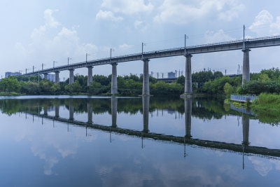 武汉青山区戴家湖公园风景