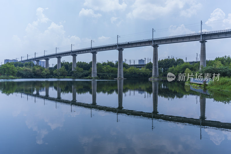 武汉青山区戴家湖公园风景