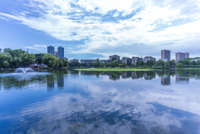 武汉武昌区紫阳公园风景