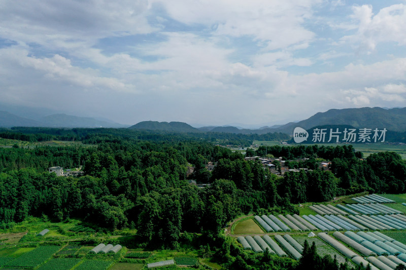 山间田野风光