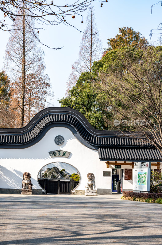 上海植物园冬天景观