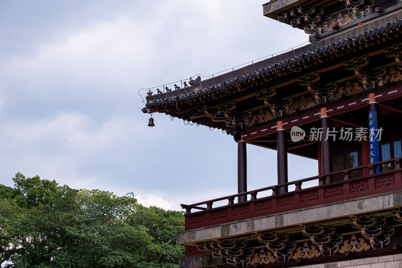 江苏泰州标志性建筑-望海楼，江淮第一楼