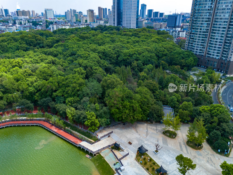 九江城市风光航拍图