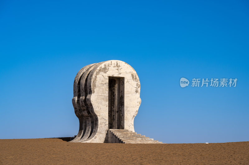 甘肃武威民勤沙漠雕塑公园