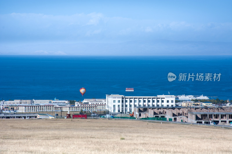 秋天的青海湖自然风光