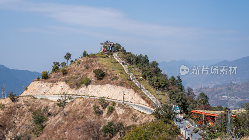 春节期间攀枝花市东华山山体体育公园综合