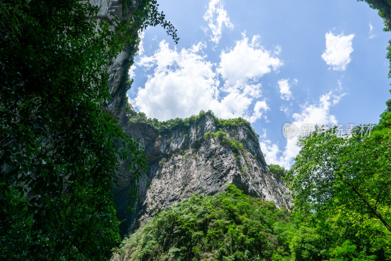 重庆武隆后坪乡天坑群景观