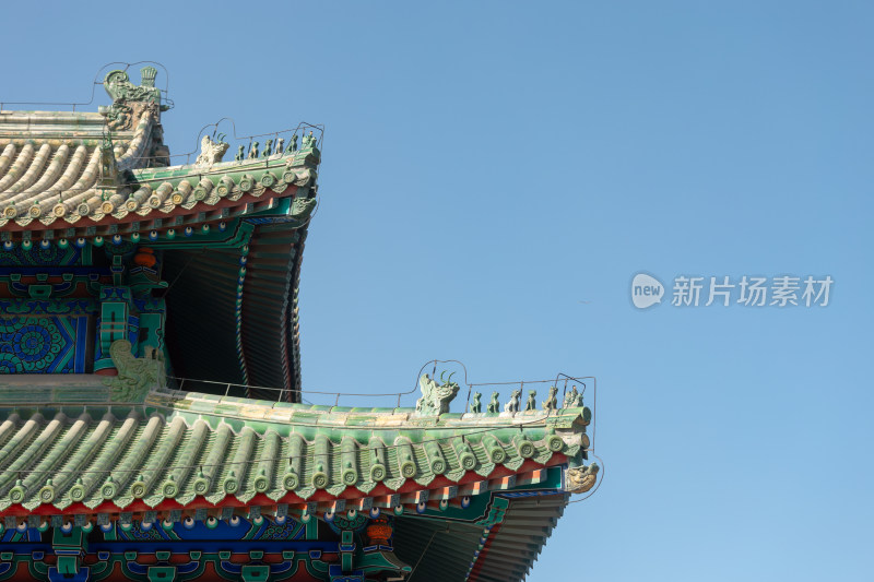 北京天坛公园自然景色