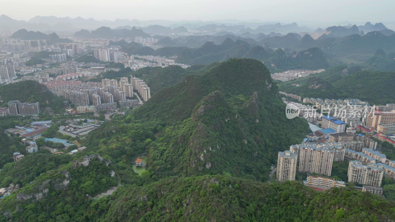 广西柳州马鞍山航拍