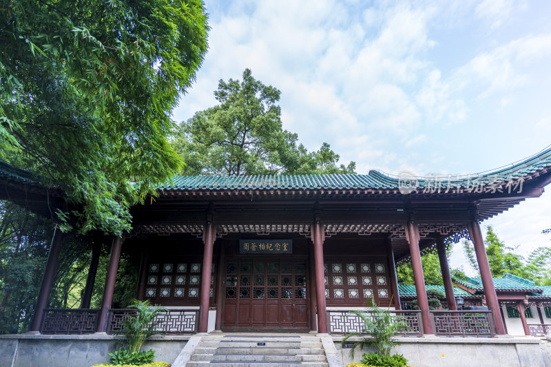 武汉东湖风景区可竹轩景点