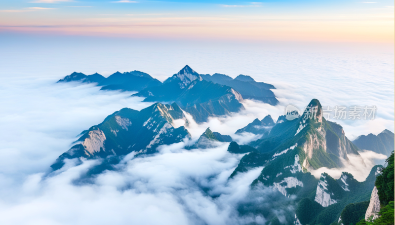 华山云海美景