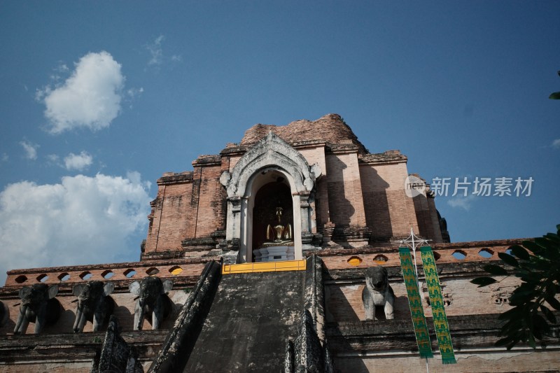 泰国寺庙清迈契迪龙寺