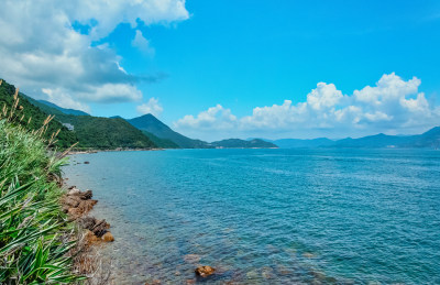 深圳大鹏半岛杨梅坑大海山岛自然风光